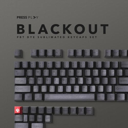Jual BLACKOUT PBT Dye Sub Keycaps Keycap Set - Jakarta Utara - Press ...