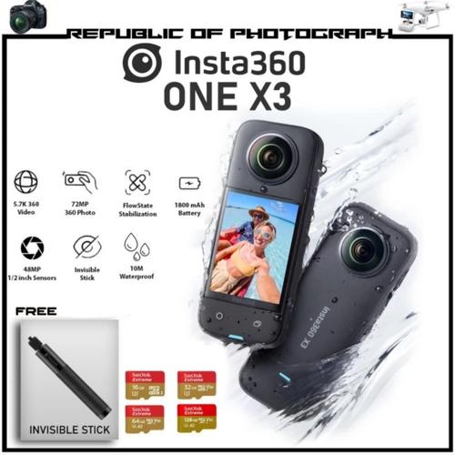 Jual Insta360 One X3 / Insta360 X3 / Insta360 X3 / Insta 360 X3 - NON ...