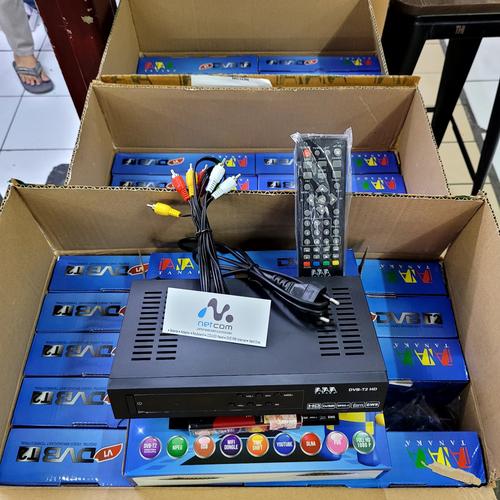 Jual STB TANAKA DVBT2 Set Top Box USB WiFi HDMI Full HD Original Resmi