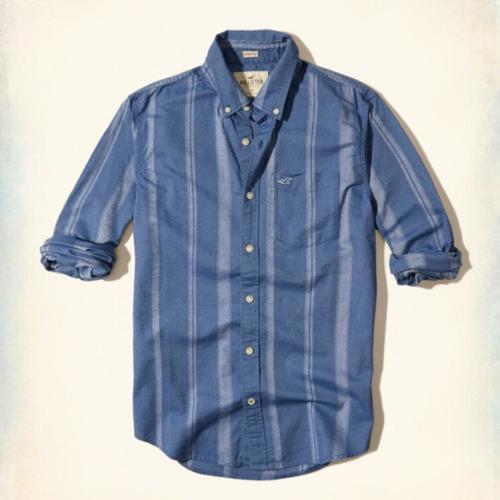 Jual Original Hollister Striped Oxford 