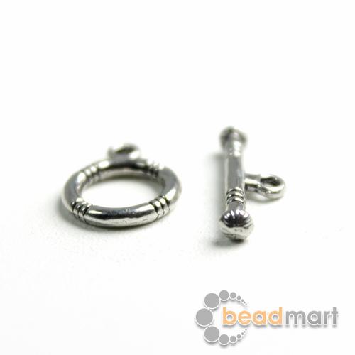 Gambar Manik Metal, Toggle Clasp, Antique Silver, 1 Pack, Bahan Aksesoris dari Beadmart Kab. Gianyar Tokopedia