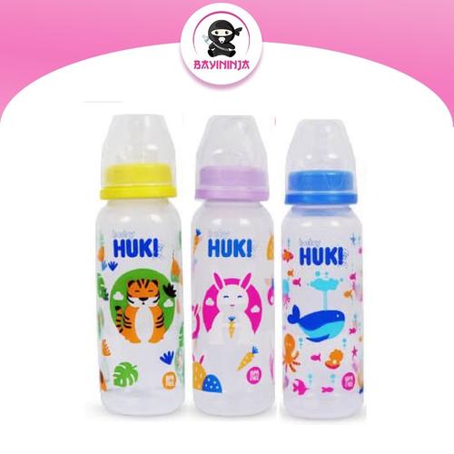 Gambar HUKI Baby Botol Susu Slim Neck Orthodontic 240 ml dari BAYININJA Tokopedia