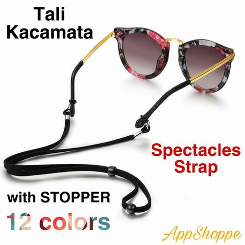 Jual Tali Kacamata Spectacles Sports Strap Adjustable FLANNEL with ...