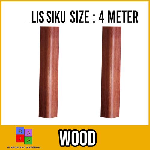 Gambar Lis Siku Plafon PVC Motif Kayu dari Raja plafon pvc Kota Bekasi Tokopedia