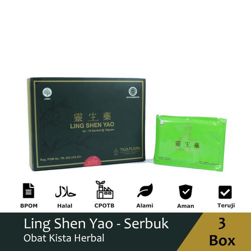 Gambar Promo 3 Box - Ling Shen Yao Serbuk - Obat Herbal Kista - Lingshenyao dari Lingshenyao(Obat Herbal) Kota Bandung Tokopedia