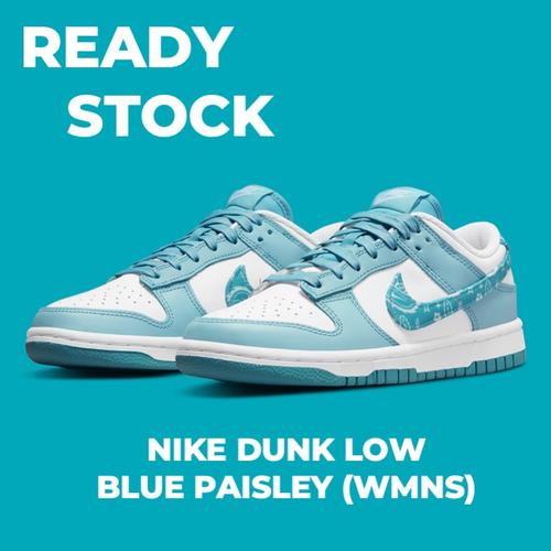 Promo Nike Dunk Low Paisley Blue (WMNS) 40 Kota Administrasi