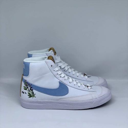 Obsidian Indigo Blazer 77 Mid Indigo Nike Shoes Blazer Mid 77 SE