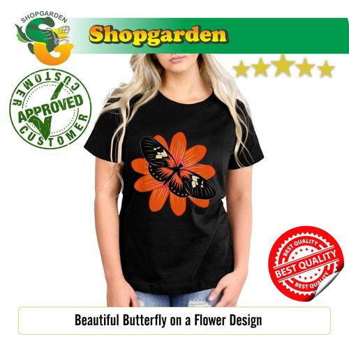 Jual Kaos Wanita Beautiful Butterfly on 