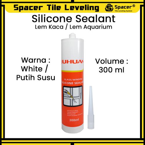 Promo Silicone Sealant Netral Lem Kaca Jendela Aluminum aquarium 300ml