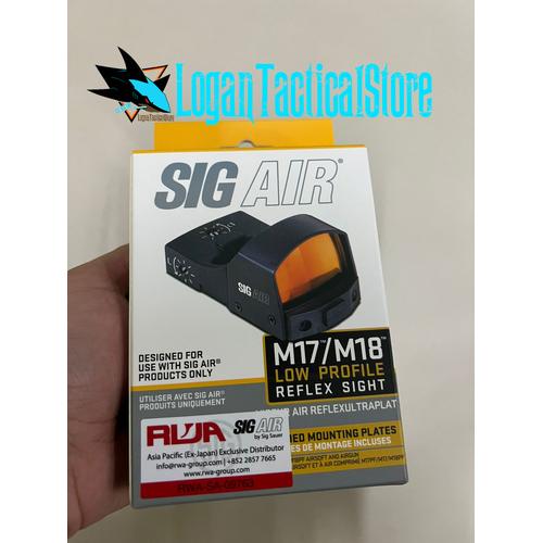SIG AIR M17/M18 ロープロファイルリフレックスサイト Sig Sauer Air Reflex 1x22mm Red Dot Sight, Low Profile M17