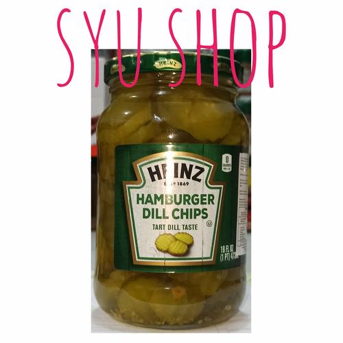 Jual Kraft heinz dill chips hamburger dills pickled pickle gherkins
