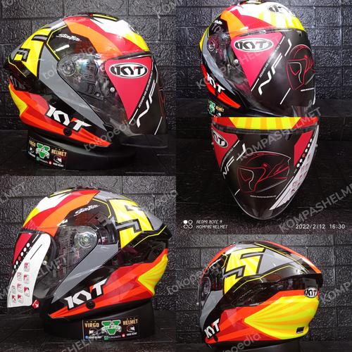 Jual HELM KYT NFJ MOTIF JAUME MASIA 