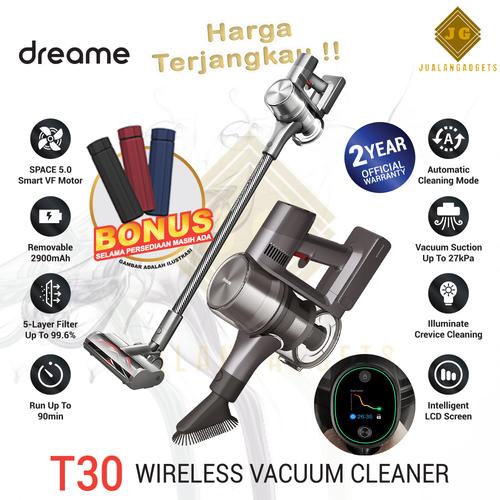 2021 Dreame T30 Wireless Vacuum Cleaner For Home 27kpa 190aw 90min Runtime  Handheld Vacuum Cleaner Cordless Smart Home Appliance - Vacuum Cleaners -  AliExpress