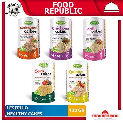 Jual Lestello Quinoa Corn Buckwheat Chickpea Lentil Cakes Snack Sehat Halal Corn Cakes