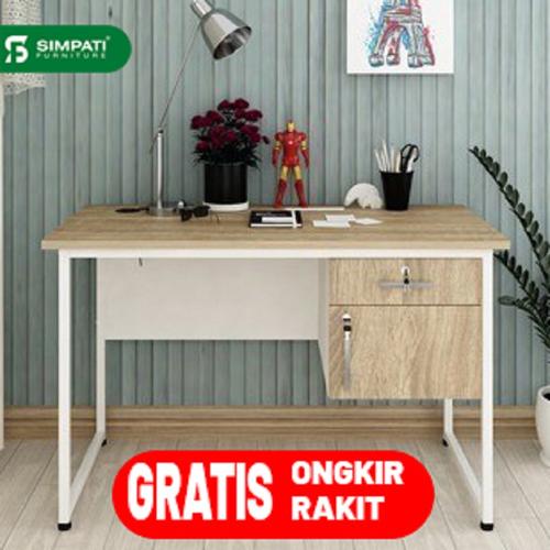 Gambar Meja Tulis Mason - Meja Belajar - Meja Kerja Minimalis Kaki Besi dari Simpati Furniture Kab. Tangerang Tokopedia