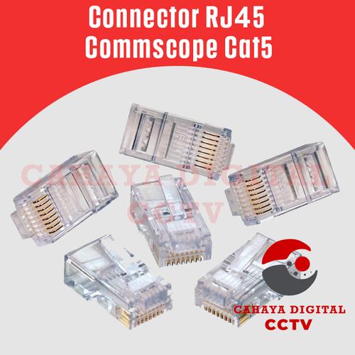 Jual Connector RJ45 Commscope Cat5 (isi 50 pcs) - Jakarta Pusat ...