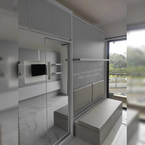 Jual Wall bed hidrolik/wall bed/murphy bed/apartemen furniture Kota