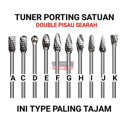 Gambar MATA BOR TUNNER TUNER CUNER PORTING FOREDOM KIKIS BESI - MODEL K dari GUDANGIMPORT99 Kab. Tangerang Tokopedia