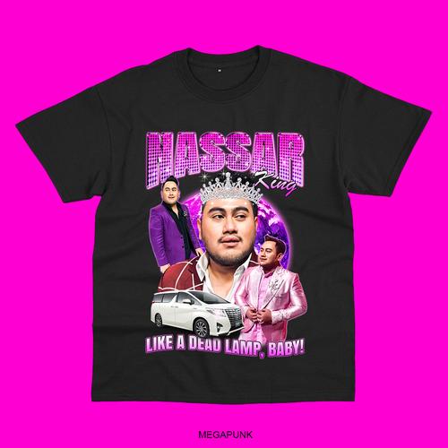 Jual KING NASSAR RAP TEE - Hitam, S 