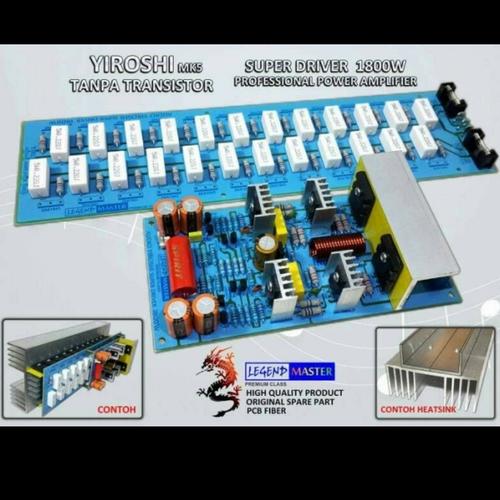 Jual kit modul module power ampli amplifier yiroshi mk5 mk 5+pcb driver