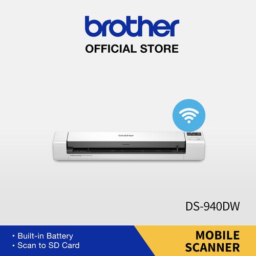 Promo Brother DS940DW Portable 2sided (Duplex) Document Scanner DS