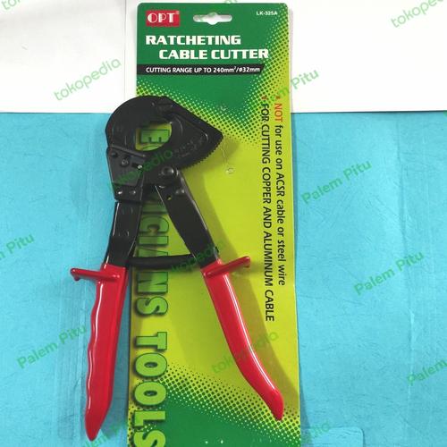 Jual OPT Ratcheting cable cutter LK325A (Cutting up to 240mm2/dia.32mm