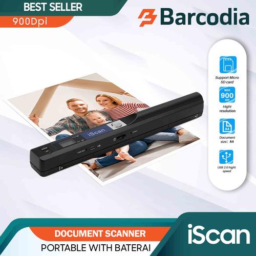 Jual IScan 900 DPI Portable Scanner Handyscan A4 Photo Scan Skypix 