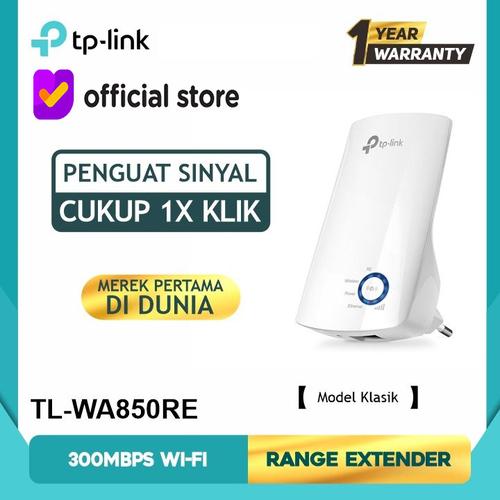 Gambar TP-LINK TL-WA850RE 300Mbps Universal Wifi Range Extender dari Trinity Plaza Jakarta Barat Tokopedia