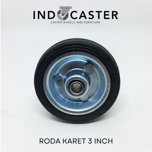 Jual Roda Troli Karet 3 inch Wheel Only - Jakarta Barat - Indo Caster ...