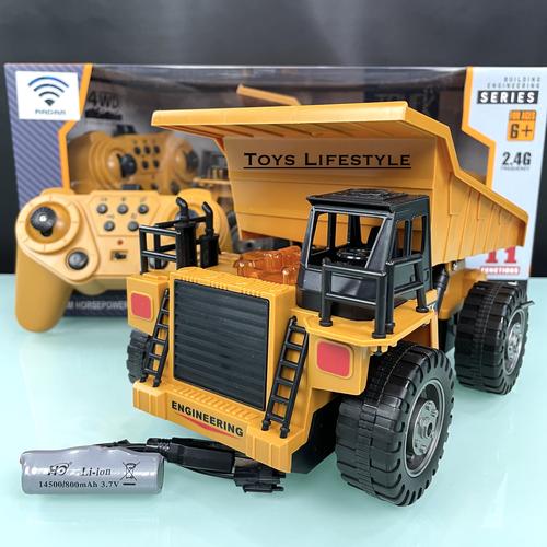 Jual Mainan Mobil Truk Konstruksi RC Remote Control Rigid Dump Truck