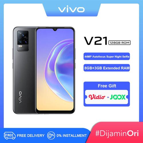 Promo VIVO V21 4G 8 + 128GB - Roman Black - Kab. Bekasi - Wellio