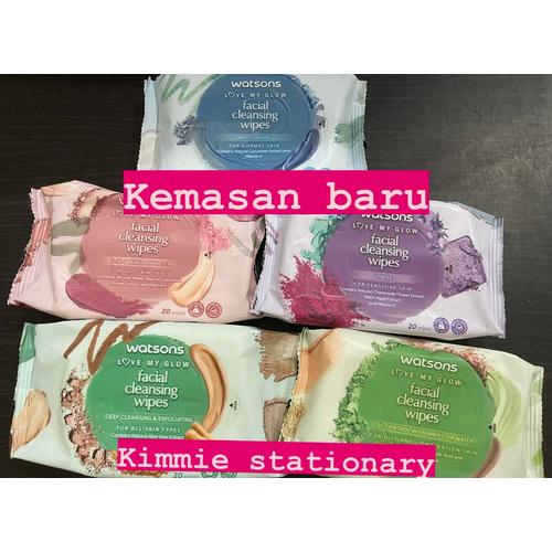 Jual TISSUE WATSONS FACIAL CLEANSING WIPES/TISSUE BASAH WAJAH Jakarta