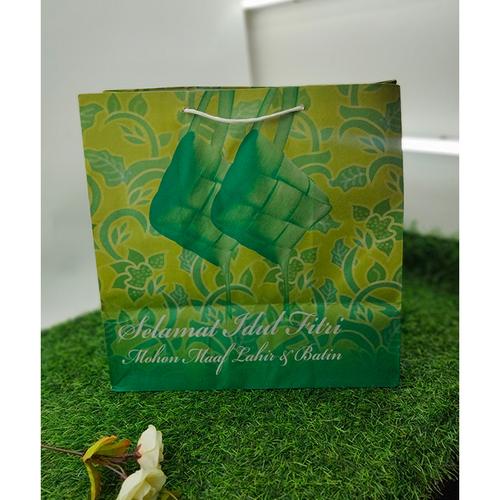 Gambar Tas Kertas Kraft Parcel Hampers Lebaran Idul Fitri Ketupat dari Rahmah Tas Kertas dan Kemasan Kab. Sleman Tokopedia