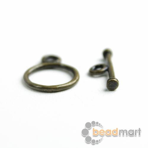 Gambar Manik Metal, Toggle Clasp, Bronze, 1 Pack, Bahan Aksesoris dari Beadmart Kab. Gianyar Tokopedia