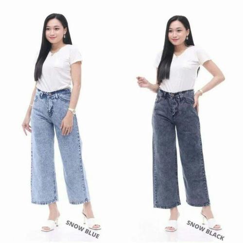 Jual Celana kulot jeans lipat / Jeans 