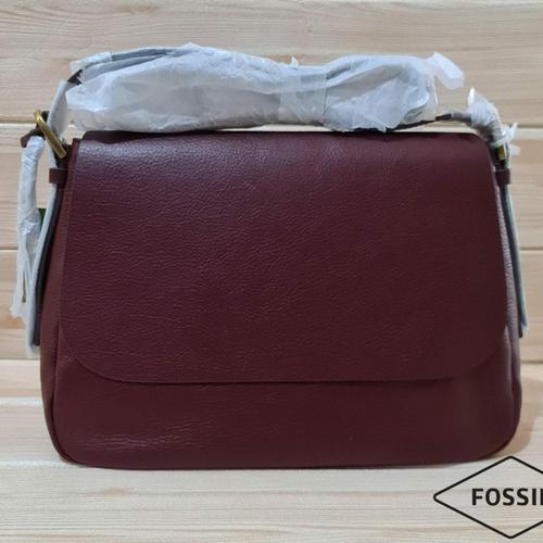 tas Fos*sil Harper Crossbody bag maroon di Mucela_new Tokopedia