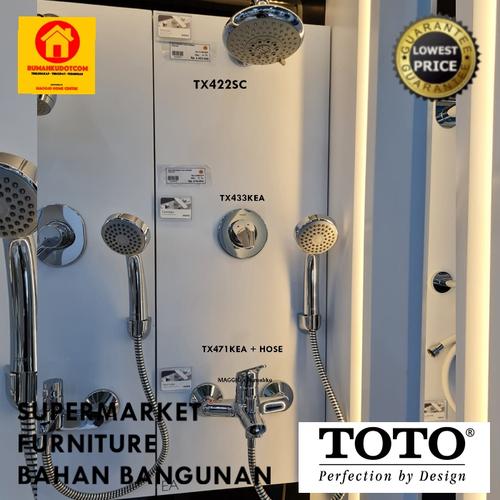 Jual SHOWER SET TOTO SHOWER TOTO RAIN SHOWER TOTO + MIXER EA TOTO