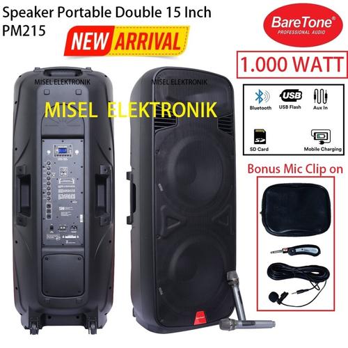 Baretone PM215 Speaker Portable 15 Inch 