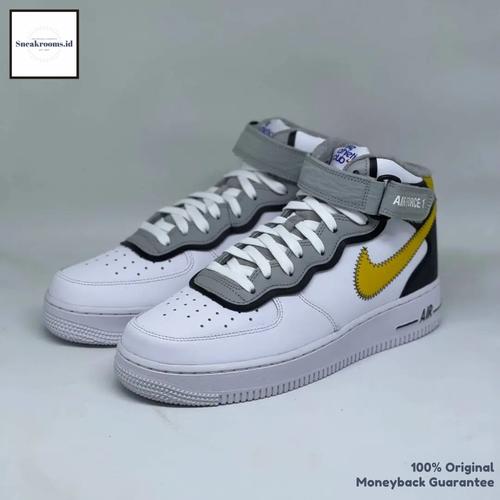 Jual Sepatu Sneakers / Nike Air Force 1 Mid Athletic Club White / Original  - 40 - Kota Tangerang Selatan - SNEAKROOMS ID | Tokopedia