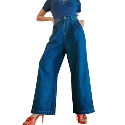 Jual Stretch high waist denim/celana 