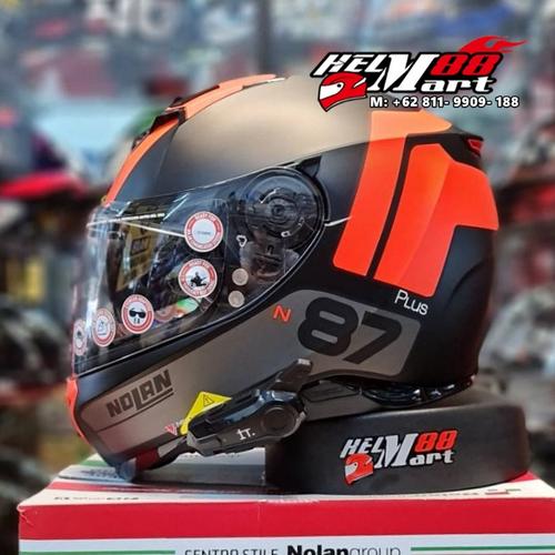 Jual Helm Nolan N87 PLUS DISTINCTIVE 026 (BONUS INTERCOM \u0026 Free Pinlock) -  L - Kota Medan - Helm Mart 88 | Tokopedia