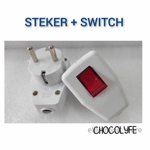 Jual STEKER LAMPU ON OFF PLUG SWITCH ON OFF - Kota Bekasi - Linda ...