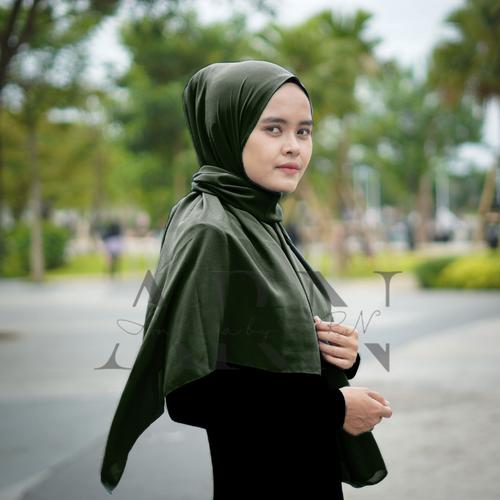 Gambar AnNisa by ARN - Pashmina Hijab Segi Empat Syar'i (MPA) - Army, Pashmina 175x70 dari AnNisa by ARN Official Kota Cimahi Tokopedia