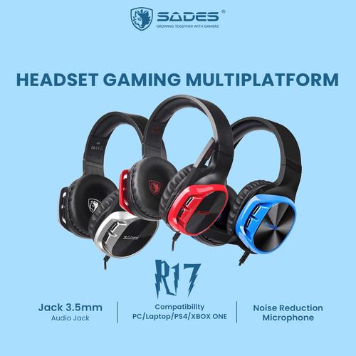Promo Sades R17 Multiplatform Gaming Headset - Merah - Jakarta Pusat - Sades  Official Store | Tokopedia