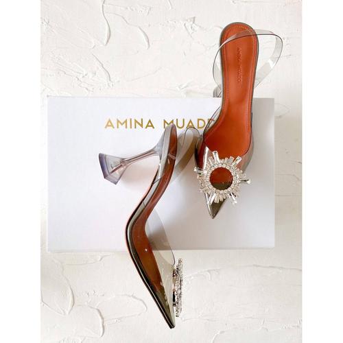 Jual Amina Muaddi Begum Glass PVC 