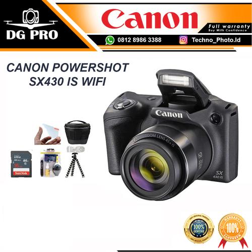 Jual Canon PowerShot SX430 IS Wifi Kamera Semipro Canon A. STANDARD