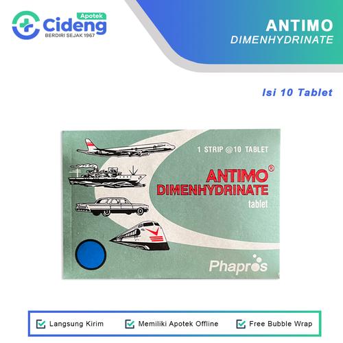 Jual ANTIMO Obat Mabuk Perjalanan Isi 10 Tablet - Jakarta Pusat