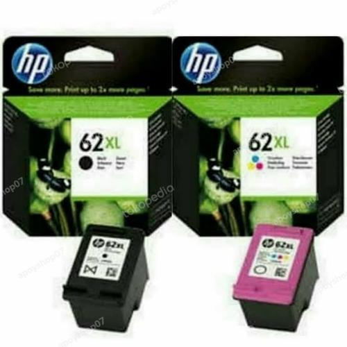 Jual tinta hp 62 XL black +tinta hp 62 