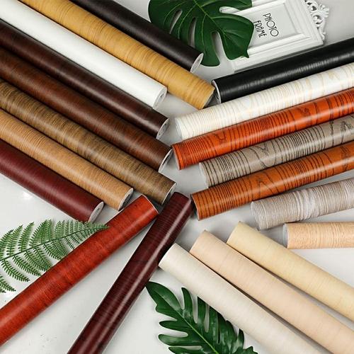 Jual Wall Sticker Motif Kayu Dengan Serat Lebar 120cm × 50cm