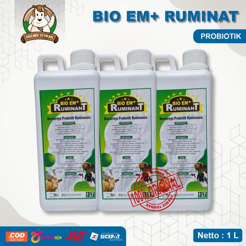 Jual BIO EM PLUS Probiotik Serbuk Peternakan 1LT/TON Pakan Sapi Domba ...